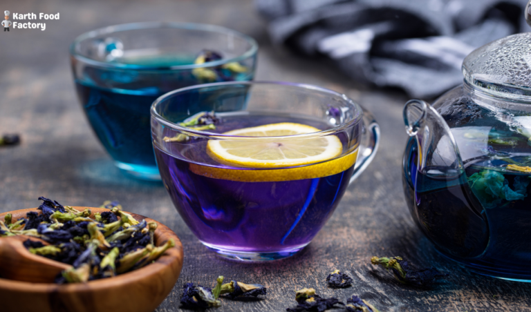 De-Stress Your Mind With Caffeine Free Herbal Butterfly Pea Tea