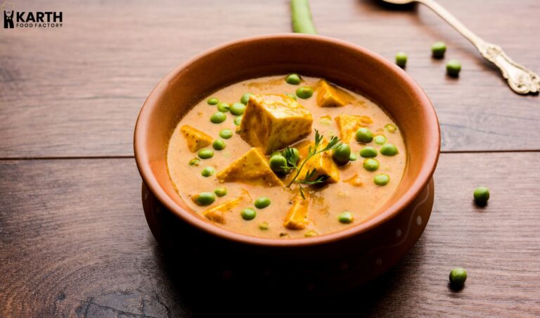 Restaurant Style Matar Paneer