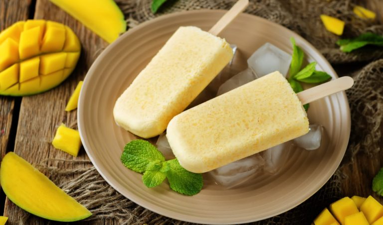 Enjoy The Cool And Refreshing Mango Popsicles